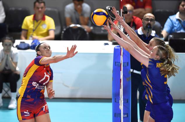 Volleyball, Women, European Golden League, Romania - Sweden
