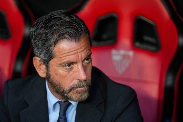 May 26, 2024, Sevilla, Sevilla, SPAIN: Quique Sanchez Flores, head coach of Sevilla FC, looks on during the Spanish league, LaLiga EA Sports, football match played between Sevilla FC and FC Barcelona, Barca at Ramon Sanchez-Pizjuan stadium on May 26, 2024, in Sevilla, Spain. Sevilla SPAIN - ZUMAa181 20240526_zaa_a181_096 Copyright: xJoaquinxCorcherox