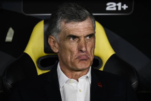 Olympiacos FC v ACF Fiorentina - UEFA Conference League Jose Luis Mendilibar, head coach of Olympiacos FC, looks on prior to the UEFA Conference League final football match between Olympiacos FC and ACF Fiorentina. Athens Greece Copyright: xNicolòxCampox