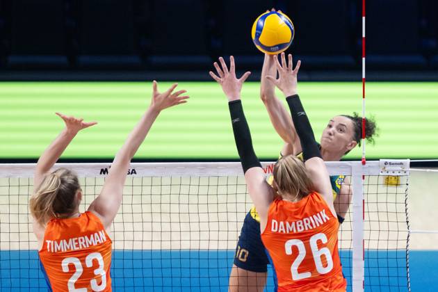 Volleyball, Women, Nations League, Brazil - Netherlands