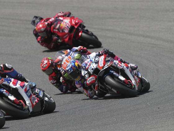 MotoGP Of Italy - Race Miguel Oliveira (Por-Aprilia Racing) and Fabio Quartararo (Fra-Monster Yamaha Team) are racing during the MotoGP Brembo Italian Grand Prix at the Mugello Circuit on June 2, 2024, in Scarperia, Italy. Mugello ITA Italy Copyright: xFabioxAvernax originalFilename:averna-motogpbr240602_npzY2