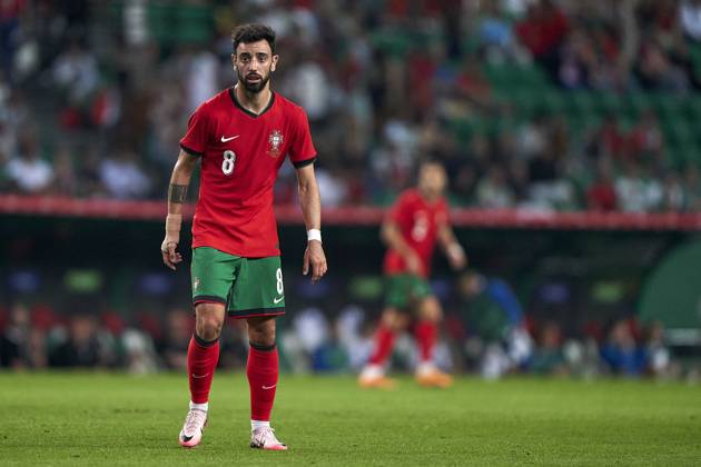 Portugal V Finland - International Friendly, Länderspiel, Nationalmannschaft Bruno Fernandes of Portugal is reacting during the international friendly match between Portugal and Finland at Jose Alvalade Stadium in Lisbon, Portugal, on June 04, 2024. Lisbon Portugal  Copyright: xJosexManuelxAlvarezxReyx originalFilename:alvarezrey-notitle240604_npzjN