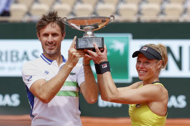Tennis, French Open, Mixed Doubles, Sieger Laura Siegemund und Edouard Roger-Vasselin