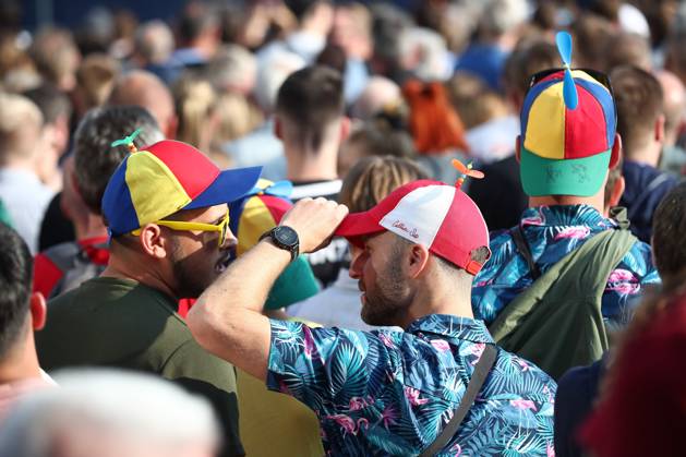 07 06 2024, xtgx, Handball, EHF Champions League, Opening Party v l symbol photo, symbol image spectators, fans, audience Cologne