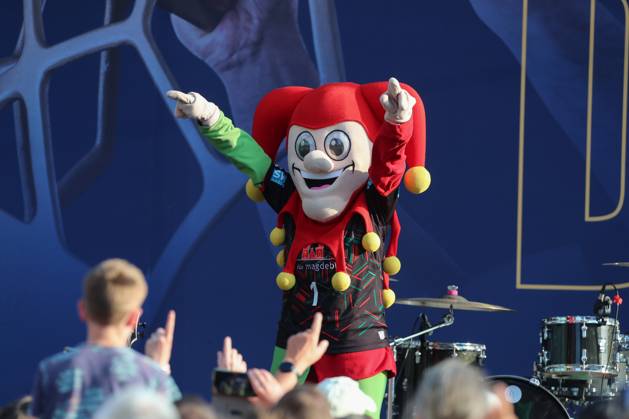 07 06 2024, xtgx, Handball, EHF Champions League, Opening Party v l SCM mascot Till Eulenspiegel Koeln