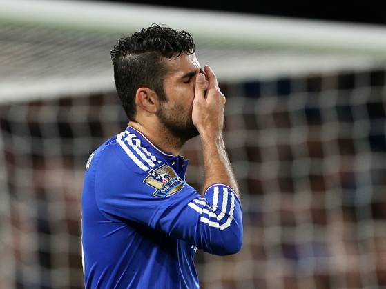 Chelsea s Diego Costa looks on dejected..Barclays Premier League - Chelsea v AFC Bournemouth - Stamford Bridge - England - 5th December 2015 - Picture David Klein Sportimage Dec. 5, 2015 - London, United Kingdom - Chelsea s Diego Costa looks on dejected..Barclays Premier League - Chelsea v AFC Bournemouth - Stamford Bridge - England - 5th December 2015 - Picture David Klein Sportimage. London United Kingdom EDITORIAL USE ONLY Copyright: xx ZUMA-20151205_zaf_si1_118.jpg DavidxKleinx csmphototwo204375