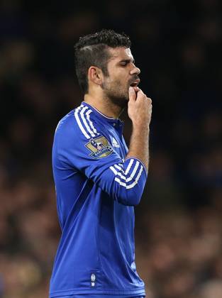 Chelsea s Diego Costa looks on dejected..Barclays Premier League - Chelsea v AFC Bournemouth - Stamford Bridge - England - 5th December 2015 - Picture David Klein Sportimage Dec. 5, 2015 - London, United Kingdom - Chelsea s Diego Costa looks on dejected..Barclays Premier League - Chelsea v AFC Bournemouth - Stamford Bridge - England - 5th December 2015 - Picture David Klein Sportimage. London United Kingdom EDITORIAL USE ONLY Copyright: xx ZUMA-20151205_zaf_si1_121.jpg DavidxKleinx csmphototwo204383