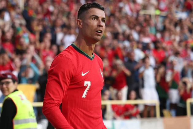 Portugal, Aveiro, 11 06 2024 EURO 2024 Friendly match before the UEFA EURO 2024 in Germany 2024 Portugal Ireland v l , Cristiano Ronaldo Portugal scores the goal for 2 0, Goal celebration, celebrate the goal Copyright: JoaquimxFerreira