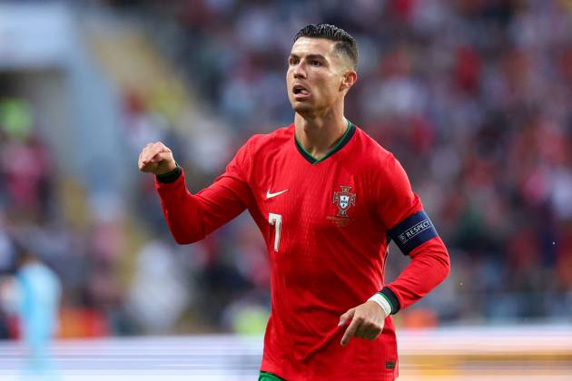 Portugal, Aveiro, 11 06 2024 EURO 2024 Friendly match before the UEFA EURO 2024 in Germany 2024 Portugal Ireland v l , Cristiano Ronaldo Portugal scores the goal for 2 0, Goal celebration, celebrate the goal Copyright: JoaquimxFerreira