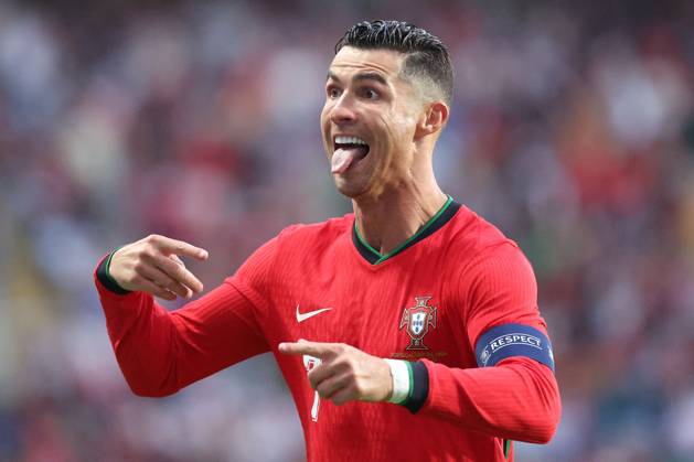 Portugal, Aveiro, 11 06 2024 EURO 2024 Friendly match before the UEFA EURO 2024 in Germany 2024 Portugal Ireland v l , Cristiano Ronaldo Portugal scores the goal for 2 0, Goal celebration, celebrate the goal Copyright: JoaquimxFerreira