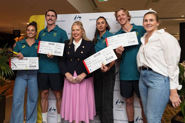 Paris 2024, beach volleyball, Team Australia press event in Adelaide