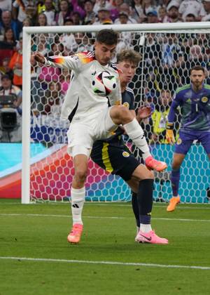 National team, Football, UEFA Euro2024, EM 2024,Germany Scotland Allianzarena, Munich Kai Havertz, Germany,