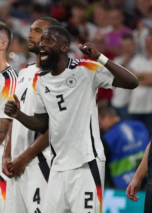 National team, Football, UEFA Euro2024, Euro 2024,Germany Scotland Allianzarena, Munich Antonio Rüdiger , Germany ,Action, Single picture