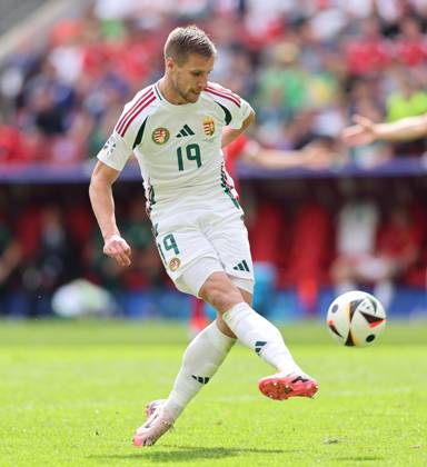 15 06 2024, European Football Championship, UEFA EURO 2024, Hungary Switzerland, Group A, Cologne Stadium, v l , Bamabas Varga Hungary Copyright: HMBxMedia