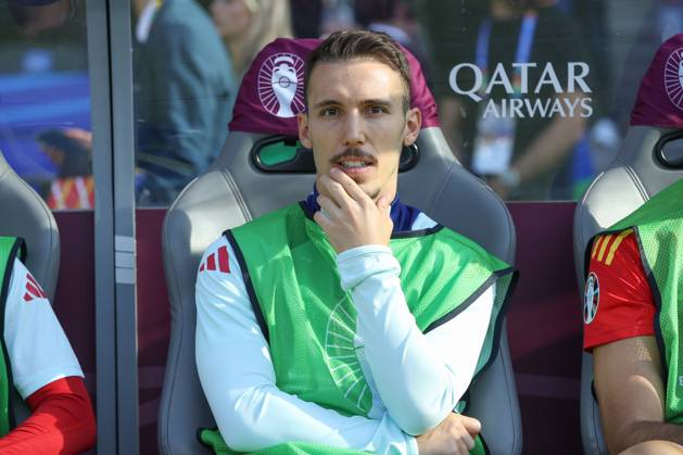 15 06 2024, xtgx, European Football Championship 2024, Spain Croatia emspor, v l Alejandro Grimaldo Spain, 12 as substitute DFL DFB REGULATIONS PROHIBIT ANY USE OF PHOTOGRAPHS as IMAGE SEQUENCES and or QUASI VIDEO Berlin