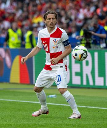 Football, Men, Season 2023 24, UEFA Euro 20204, Group B 1 Matchday in Berlin, Spain Croatia 3 0 , Luka Modric Croatia , 15 06 2024, Copyright: xMatthiasxKochx