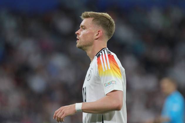 Munich, Bavaria, Germany, 14 06 2024 Allianz Arena European Championship 2024 soccer, Group A, Germany Scotland Opening match of Euro 2024 Maximilian Mittelstädt Copyright: xdtsxNachrichtenagenturx dts_40167