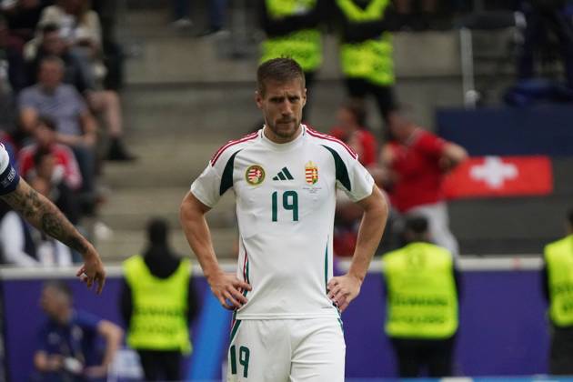 Football, UEFA Euro 2024, Euro 2024, Group stage, Group A, Hungary Switzerland Cologne Stadium Barnabas Vargas Hungary ,Action, Single image