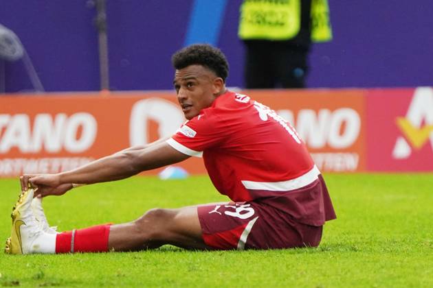 Football, UEFA Euro 2024, Euro 2024, Group stage, Group A, Hungary Switzerland Cologne Stadium Dan Ndoye Switzerland ,Action, Single image
