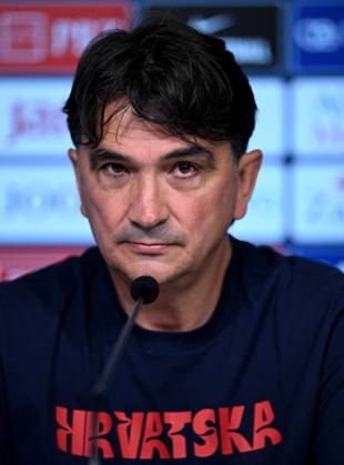 Croatia EURO 2024 press conference, PK, Pressekonferenz Zlatko Dalic, head coach of Croatia, attends a press conference of Croatia national team, Nationalteam at UEFA EURO, EM, Europameisterschaft,Fussball 2024 Croatia base camp in Neuruppin, Germany on June 16, 2024. MarkoxLukunic PIXSELL