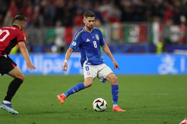 15 06 2024, European Football Championship, UEFA EURO 2024, Italy Albania, Group B, BVB Stadion Dortmund, v l , Jorge Luiz Jorginho Italy Copyright: HMBxMedia