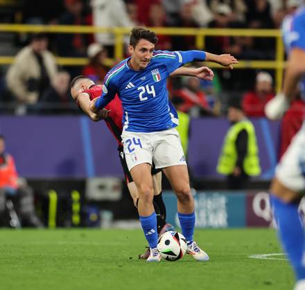 15 06 2024, European Football Championship, UEFA EURO 2024, Italy Albania, Group B, BVB Stadion Dortmund, v l , Andrea Cambiaso Italy Copyright: HMBxMedia