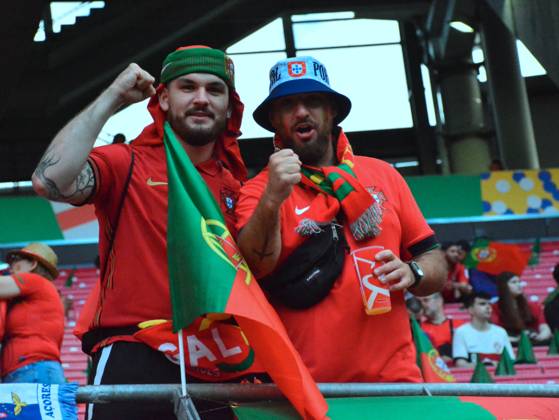 UEFA European Football Championship - UEFA EURO, EM, Europameisterschaft,Fussball 2024 - Portugal vs Czech Republic Portugal supporters during UEFA Euro 2024 - Portugal vs Czech Republic, UEFA European Football Championship in Leipzig, Germany, June 18 2024 Leipzig Germany  Copyright: xIPAxSport ABACAx