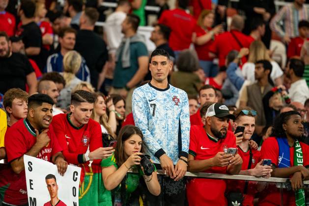 Portugal v Czech Republic, UEFA EURO, EM, Europameisterschaft,Fussball 2024, Leipzig, Germany Leipzig, Germany. 18th, June 2024. Football fans of Portugal seen on the stands during the UEFA Euro 2024 match in Group F between Portugal and Czech Republic at Red Bull Arena in Leipzig. Leipzig Germany Copyright: xGonzalesxPhoto FrederikkexJensenx