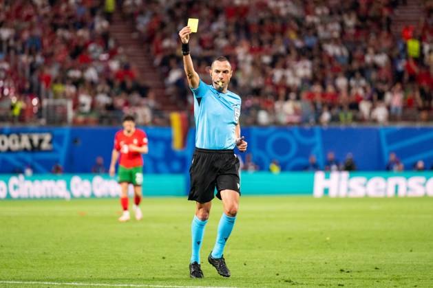Portugal v Czech Republic, UEFA EURO, EM, Europameisterschaft,Fussball 2024, Leipzig, Germany Leipzig, Germany. 18th, June 2024. Referee Marco Guida seen during the UEFA Euro 2024 match in Group F between Portugal and Czech Republic at Red Bull Arena in Leipzig. Leipzig Germany Copyright: xGonzalesxPhoto FrederikkexJensenx