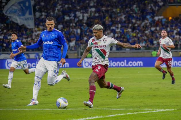 Cruzeiro x Fluminense BELO HORIZONTE, MG - 19.06.2024: CRUZEIRO X FLUMINENSE - (77333) Cruzeiro x Fluminense: PJohn Kennedy in the match between Cruzeiro x Fluminense, valid for the tenth round of the 2024 Brazilian Championship, on the evening of this fourth day (19), held at Mineirão, Belo Horizonte, Brazil. (Photo: Allan Calisto Fotoarena) x2558552x  AllanxCalisto
