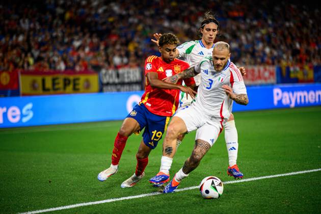 GELSENKIRCHEN, GERMANY - 20 JUNE, 2024: Lamine Yamal, The football match of EURO 2024 Spain vs. Italy at Veltins Arena Copyright: xVITALIIxKLIUIEVx