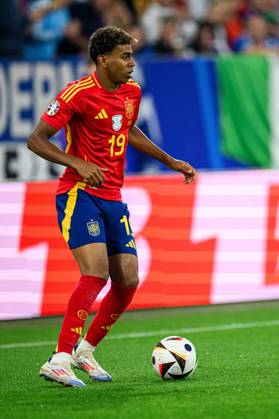 GELSENKIRCHEN, GERMANY - 20 JUNE, 2024: Lamine Yamal The football match of EURO 2024 Spain vs. Italy at Veltins Arena Copyright: xVITALIIxKLIUIEVx