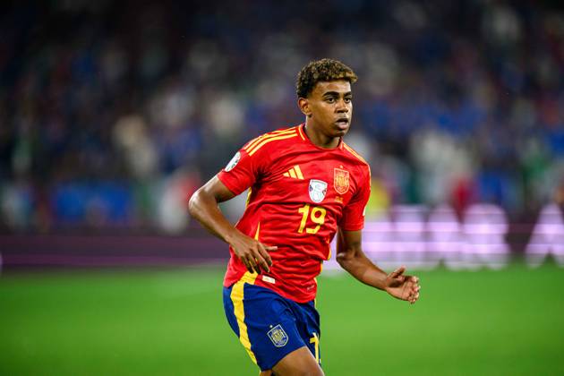 GELSENKIRCHEN, GERMANY - 20 JUNE, 2024: Lamine Yamal The football match of EURO 2024 Spain vs. Italy at Veltins Arena Copyright: xVITALIIxKLIUIEVx