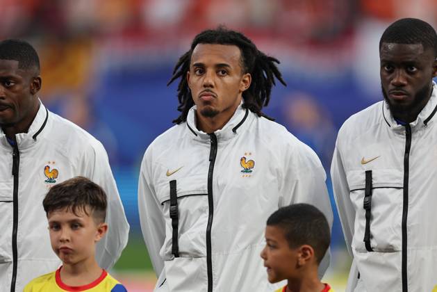 21 06 2024, European Football Championship, UEFA EURO 2024, Netherlands France, Group D, Stadion Leipzig, v l , Jules Olivier Kounde France Copyright: HMBxMedia