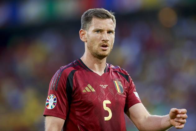 COLOGNE, RheinEnergieStadium , 22-06-2024 , European Football Championship Euro2024, Group stage match no.22 between Belgium and Romania. Belgium player Jan Vertonghen Belgium - Romania (Euro2024) x25567831x Copyright: