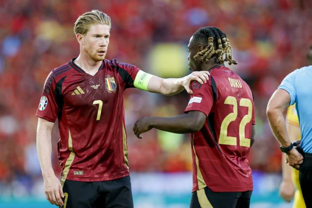 COLOGNE, RheinEnergieStadium , 22-06-2024 , European Football Championship Euro2024, Group stage match no.22 between Belgium and Romania. Belgium player Kevin de Bruyne Belgium - Romania (Euro2024) x25567838x Copyright: