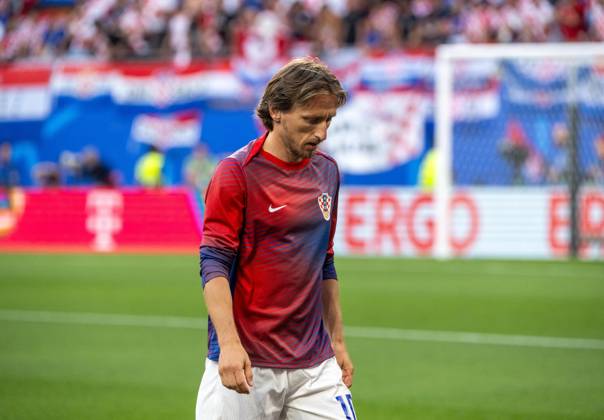 Football, Men, Season 2023 24, UEFA Euro 2024, Group B 2 Matchday in Leipzig, Croatia Italy, Luka Modric Croatia , 24 06 2024, Copyright: xMatthiasxKochx