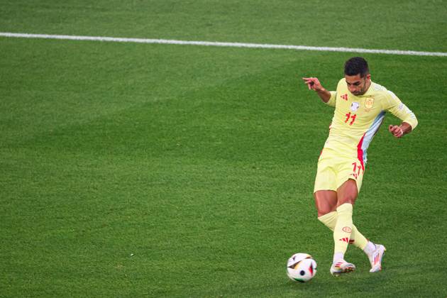 DUESSELDORF, GERMANY - 25 JUNE, 2024: Ferran Torres, The football match of EURO 2024 Albania vs. Spain at Duesseldorf Arena Copyright: xVITALIIxKLIUIEVx