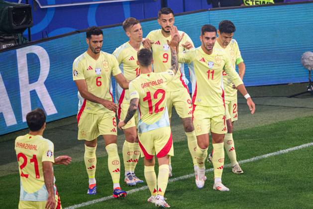 DUESSELDORF, GERMANY - 25 JUNE, 2024: Ferran Torres, The football match of EURO 2024 Albania vs. Spain at Duesseldorf Arena Copyright: xVITALIIxKLIUIEVx