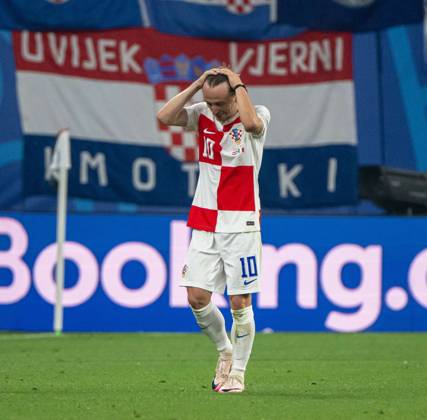 Football, Men, Season 2023 24, UEFA Euro 2024, Group B 3 Matchday in Leipzig, Croatia Italy, Luka Modric Croatia , 24 06 2024, Copyright: xMatthiasxKochx