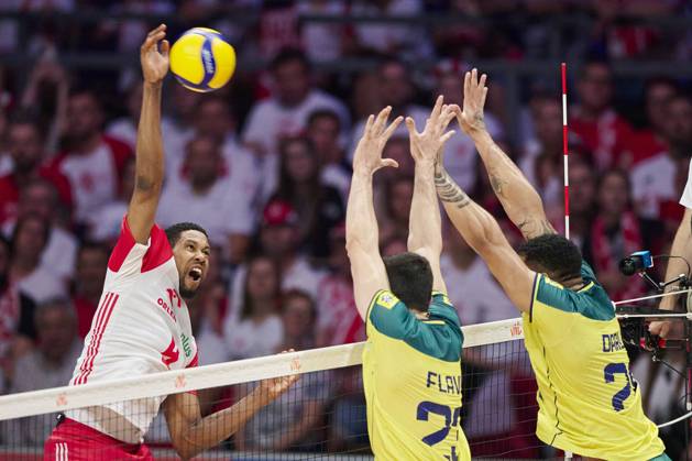 Volleyball, Nations League, Poland - Brazil