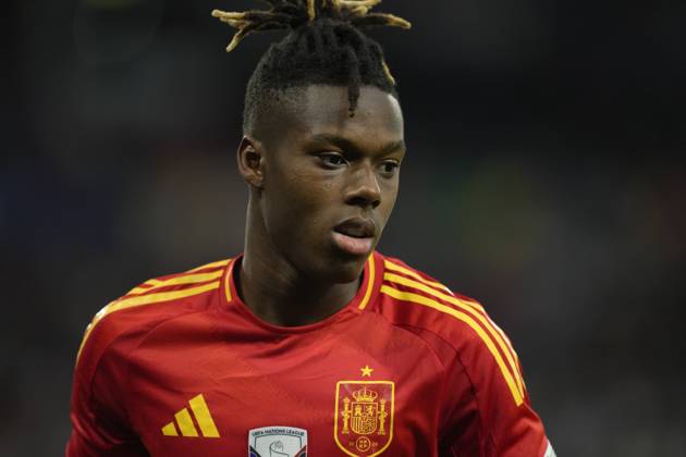 Spain v Italy: Group B - UEFA EURO, EM, Europameisterschaft,Fussball 2024 Nico Williams left winger of Spain and Athletic Club Bilbao during the UEFA EURO 2024 group stage match between Spain and Italy at Arena AufSchalke on June 20, 2024 in Gelsenkirchen, Germany. Gelsenkirchen Germany  Copyright: xJosexBretonx originalFilename:bretonhernandez-spainvit240620_npGzc