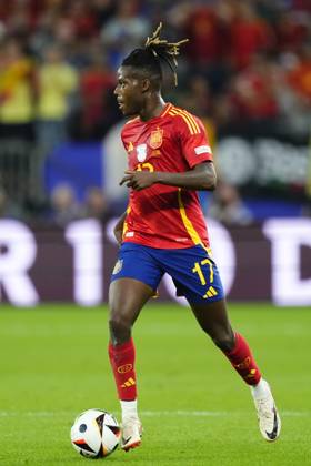 Spain v Italy: Group B - UEFA EURO, EM, Europameisterschaft,Fussball 2024 Nico Williams left winger of Spain and Athletic Club Bilbao during the UEFA EURO 2024 group stage match between Spain and Italy at Arena AufSchalke on June 20, 2024 in Gelsenkirchen, Germany. Gelsenkirchen Germany  Copyright: xJosexBretonx originalFilename:bretonhernandez-spainvit240620_npzun