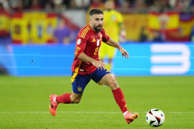 Spain v Italy: Group B - UEFA EURO, EM, Europameisterschaft,Fussball 2024 Daniel Carvajal right-back of Spain and Real Madrid during the UEFA EURO 2024 group stage match between Spain and Italy at Arena AufSchalke on June 20, 2024 in Gelsenkirchen, Germany. Gelsenkirchen Germany  Copyright: xJosexBretonx originalFilename:bretonhernandez-spainvit240620_npEy7