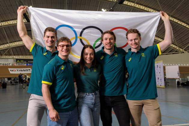 Paris 2024, announcement of the Australian Olympic cycling team in Adelaide