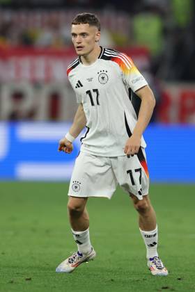 Dortmund, Germany, 29th June 2024. Florian Wirtz of Germany during the UEFA European Championships match at BVB Stadion, Dortmund. Picture credit should read: Paul Terry Sportimage EDITORIAL USE ONLY. No use with unauthorised audio, video, data, fixture lists, club league logos or live services. Online in-match use limited to 120 images, no video emulation. No use in betting, games or single club league player publications. SPI-3213-0206