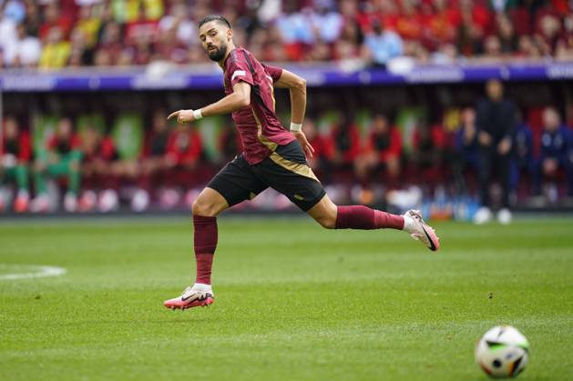 GER: France v Belgium. UEFA EURO, EM, Europameisterschaft,Fussball 2024 Yannick Carrasco of Belgium during the UEFA Euro 2024 match between France and Belgium, Round of 16, played at Dusseldorf Arena on July 1, 2024 in Düsseldorf, Germany. kpng Copyright: xSergioxRuizx xPRESSINPHOTOx PS_240701_FRA_BEL_705