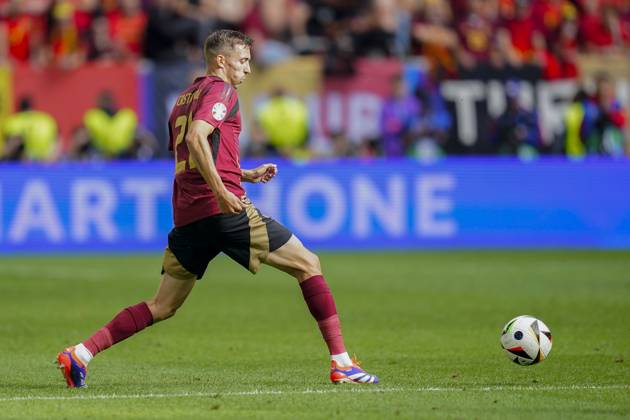 GER: France v Belgium. UEFA EURO, EM, Europameisterschaft,Fussball 2024 Timothy Castagne of Belgium during the UEFA Euro 2024 match between France and Belgium, Round of 16, played at Dusseldorf Arena on July 1, 2024 in Düsseldorf, Germany. kpng Copyright: xSergioxRuizx xPRESSINPHOTOx PS_240701_FRA_BEL_734