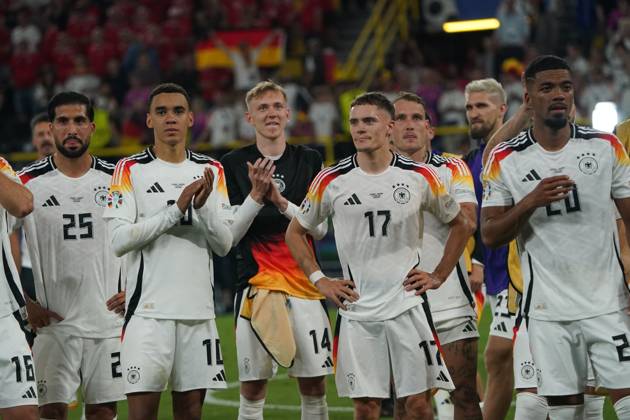National team, Football, UEFA Euro2024, Euro 2024, Dortmund, Germany Denmark Emre Can, Jamal Musiala, Florian Wirtz, Benjamin Henrichs , Germany,