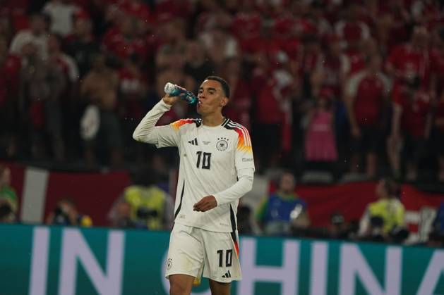 National team, football, UEFA Euro2024, Euro 2024, Dortmund, Germany Denmark Jamal Musiala, Germany, action, single image